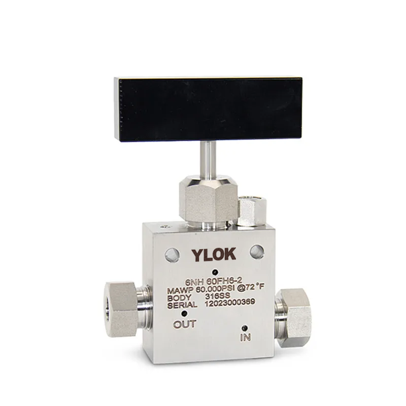 Ultra-high pressure needle valve